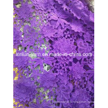 100%Polyester Materials Lace Fabric for Woman Dress